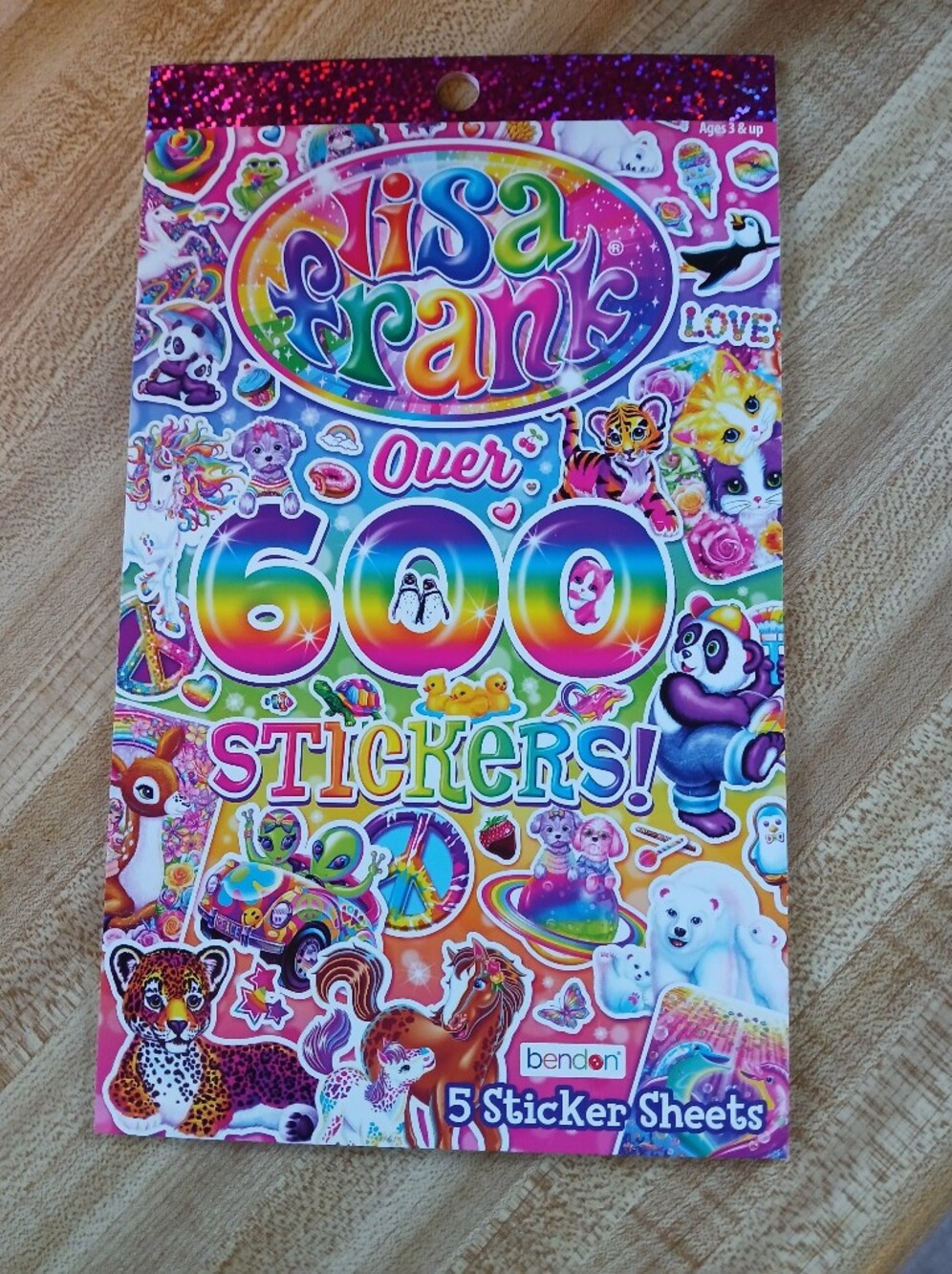 Lisa Frank NWT 600 Sticker Count Book